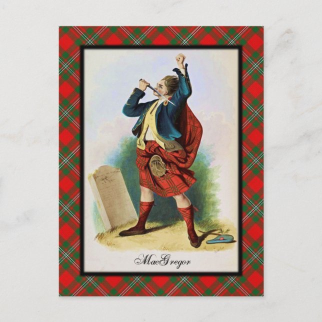 Clan MacGregor Scottish Dreams Postcard (Front)