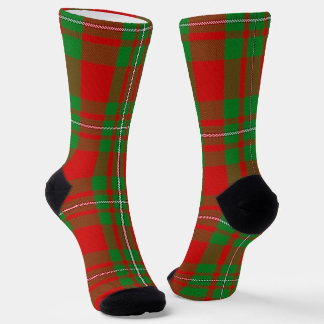 Clan MacGregor Tartan Socks (Angled)