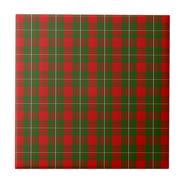 Clan MacGregor Tartan Tile (Front)