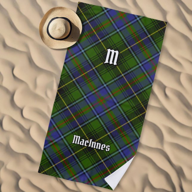 Clan MacInnes Tartan Beach Towel (Creator Uploaded)