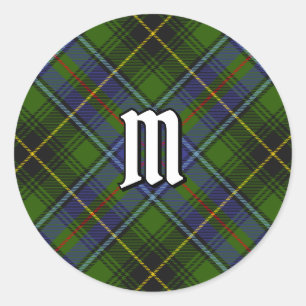 Clan MacInnes Tartan Classic Round Sticker