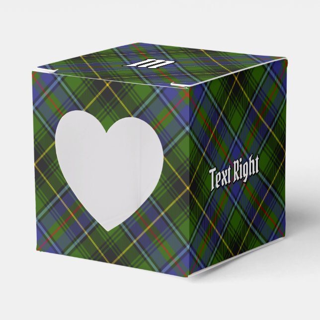 Clan MacInnes Tartan Favour Box (Front Side)