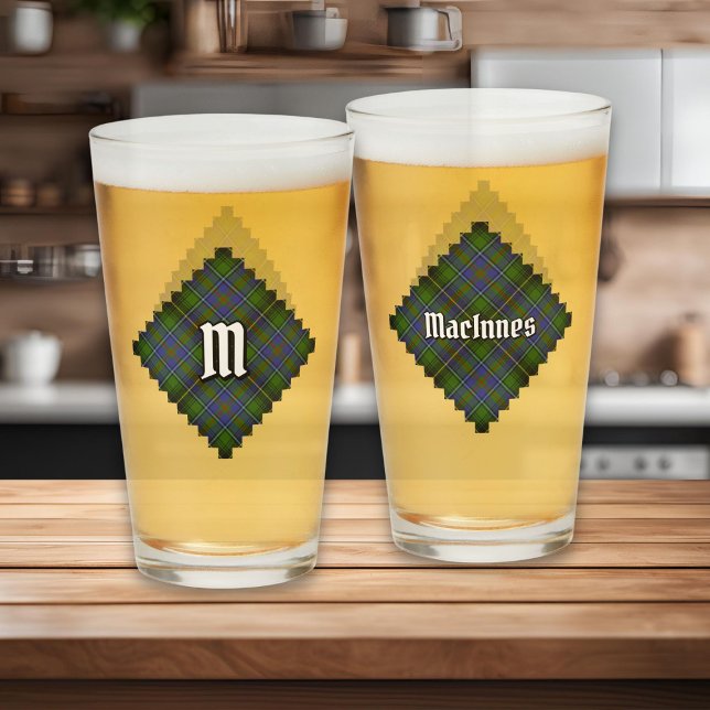 Clan MacInnes Tartan Glass (Creator Uploaded)