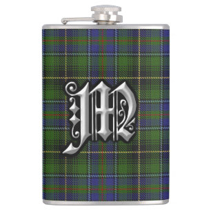 Clan MacInnes Tartan Old Scotland Flask