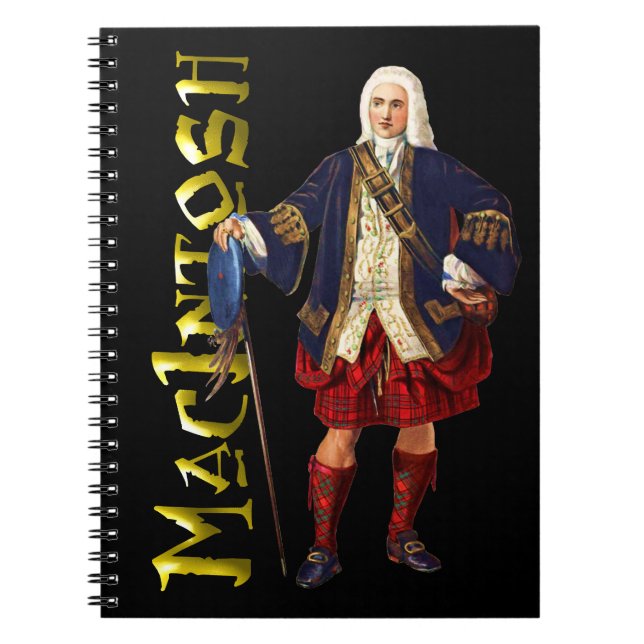 Clan MacIntosh Scottish Highland Dreams Notebook (Front)
