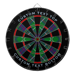 Clan MacIntyre Hunting Tartan Dart Board