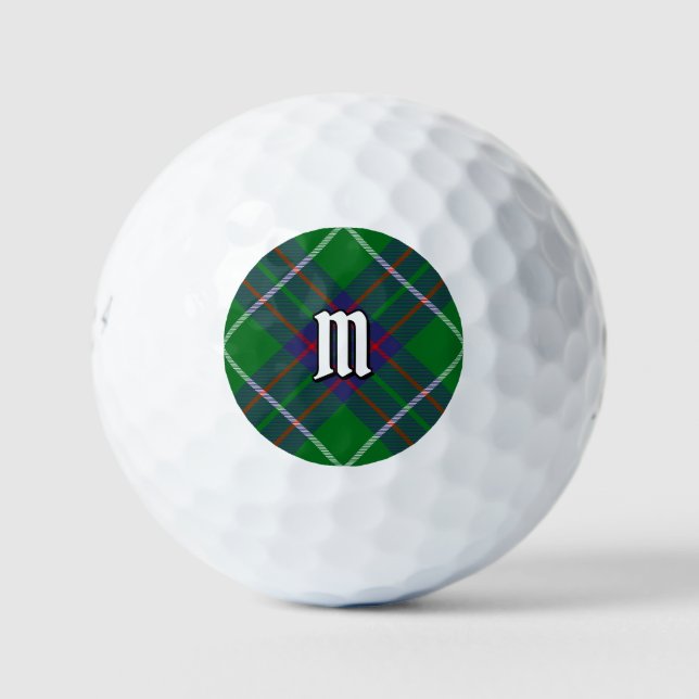Clan MacIntyre Hunting Tartan Golf Balls (Front)