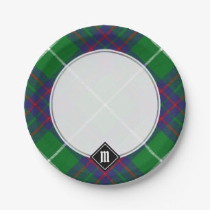 Clan MacIntyre Hunting Tartan Paper Plates