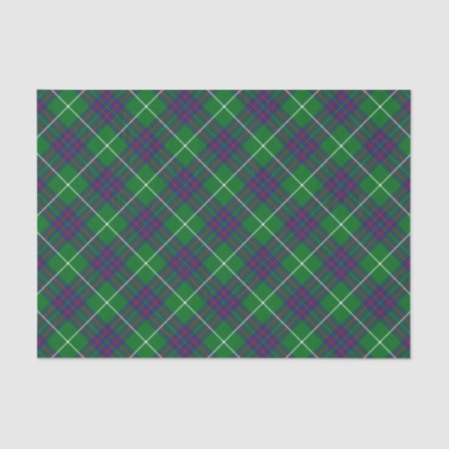 Clan MacIntyre Hunting Tartan Tissue Paper (Front)
