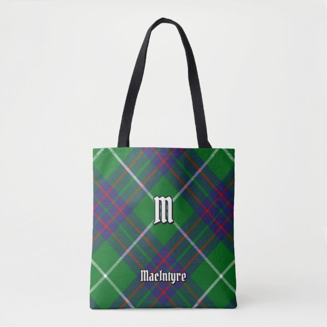 Clan MacIntyre Hunting Tartan Tote Bag (Front)