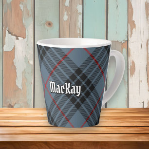 Clan MacKay Blue Tartan Latte Mug