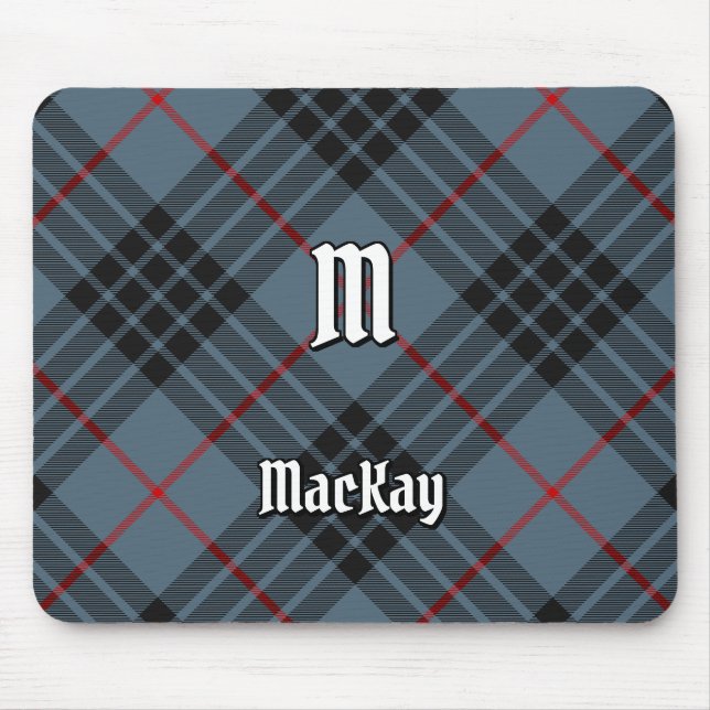 Clan MacKay Blue Tartan Mouse Pad (Front)