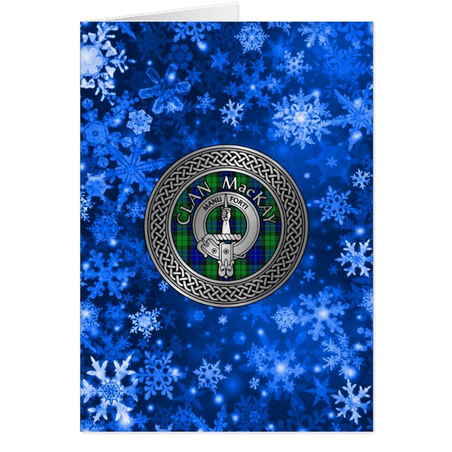 Clan MacKay Crest & Tartan Knot (Front)