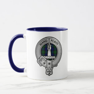 Clan MacKay Crest & Tartan Mug