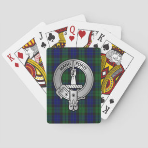 Clan MacKay Crest & Tartan Playing Cards