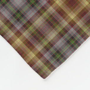 Clan Mackay of Strathnaver Tartan Fleece Blanket