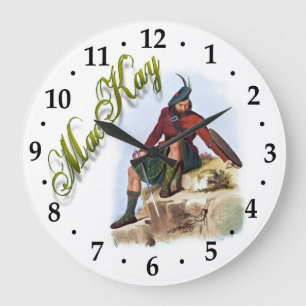 Clan MacKay Scottish Dream Clock