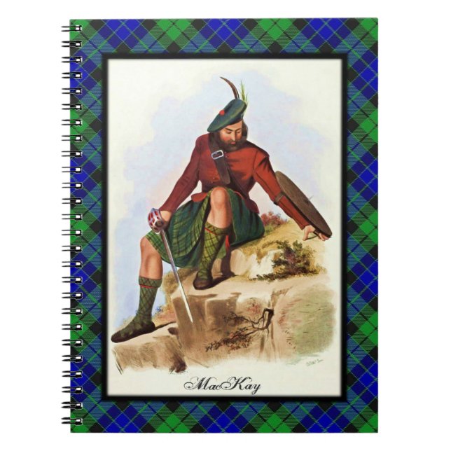 Clan MacKay Scottish Highland Dreams Notebook (Front)