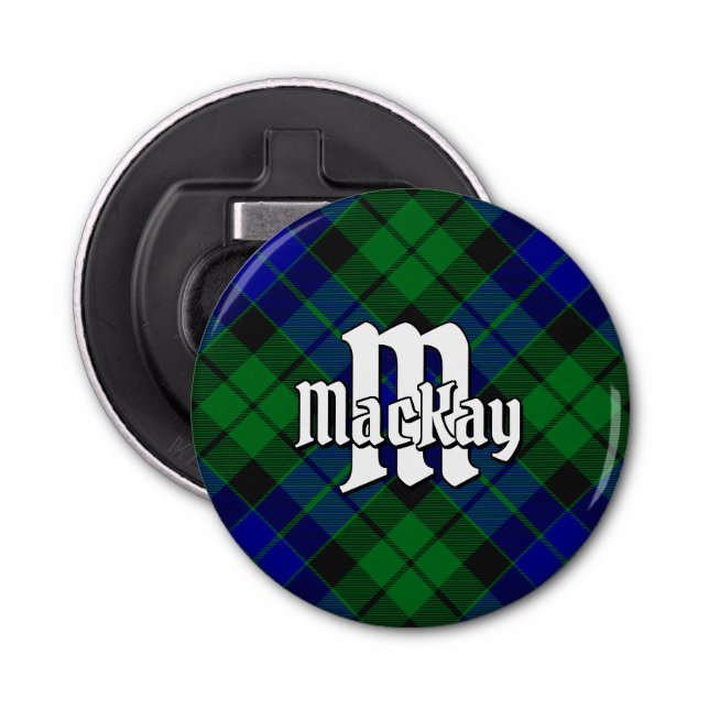 Clan MacKay Tartan Bottle Opener (Front)