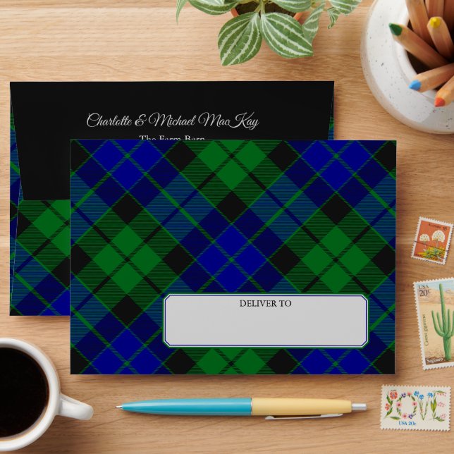 Clan MacKay Tartan Envelope (Desk)