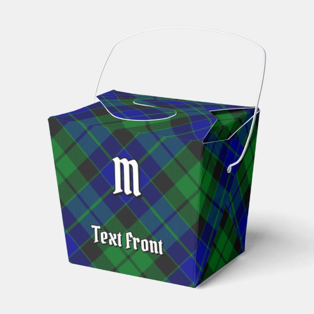 Clan MacKay Tartan Favour Box (Front Side)