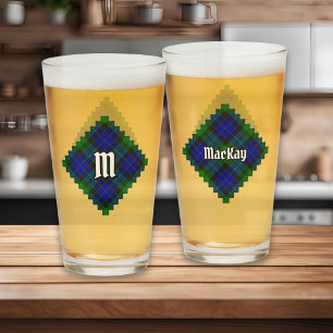 Clan MacKay Tartan Glass