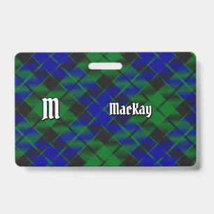 Clan MacKay Tartan ID Badge