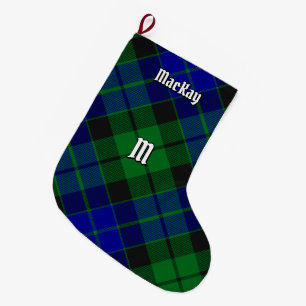 Clan MacKay Tartan Large Christmas Stocking