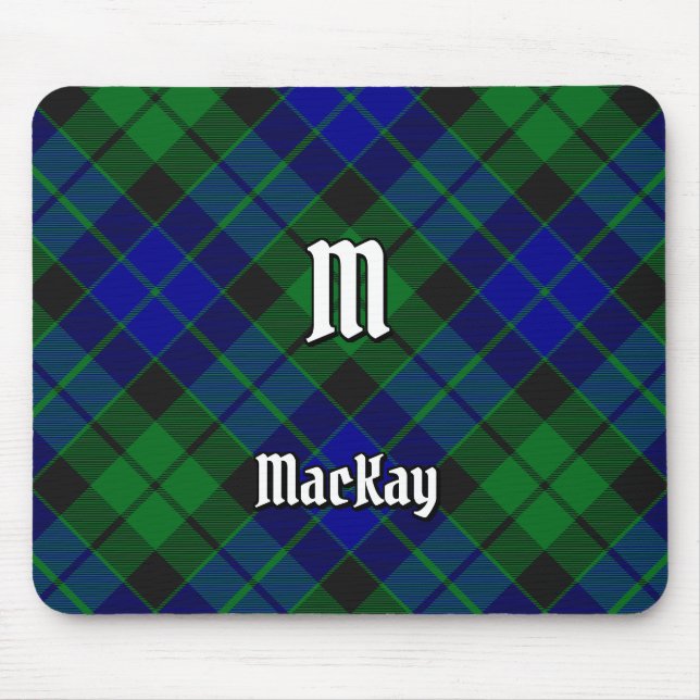 Clan MacKay Tartan Mouse Pad (Front)