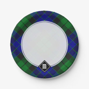 Clan MacKay Tartan Paper Plate