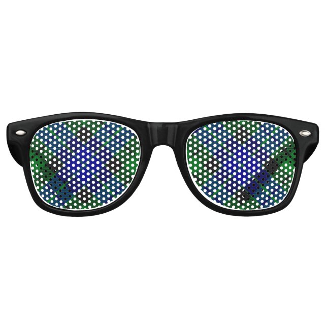 Clan MacKay Tartan Retro Sunglasses (Front)