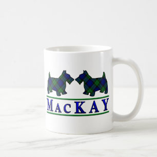 Clan MacKay Tartan Scottish Scottie Dogs Coffee Mug