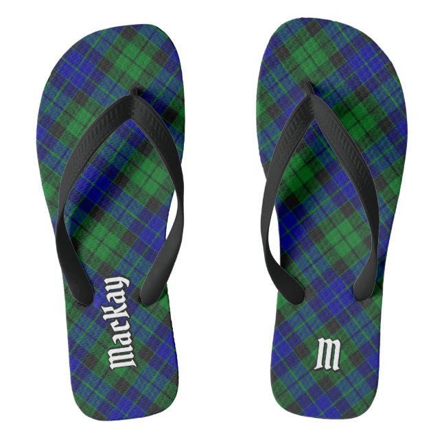 Clan MacKay Tartan Thongs (Footbed)