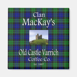 Clan MacKay's Old Castle Varrich Coffee Co. Magnet