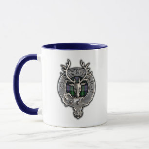 Clan MacKenzie Crest & Dress Tartan Mug