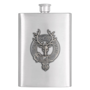 Clan MacKenzie Crest Hip Flask