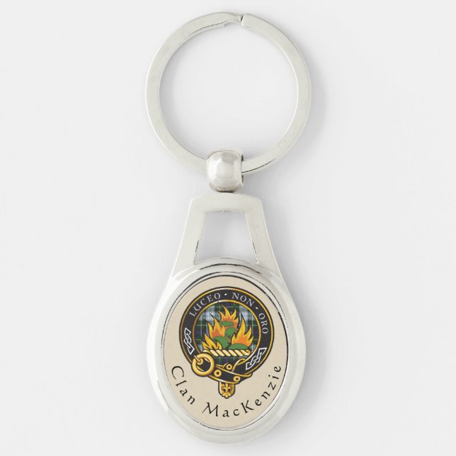 Clan MacKenzie Crest Key Ring (Front)