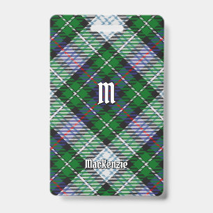 Clan MacKenzie Dress Tartan Badge ID Badge