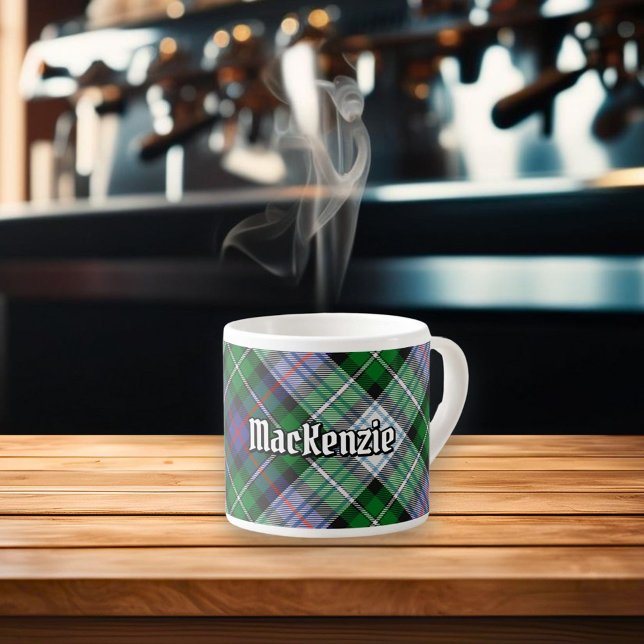 Clan MacKenzie Dress Tartan Espresso Cup (Creator Uploaded)