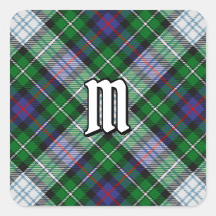 Clan MacKenzie Dress Tartan Square Sticker