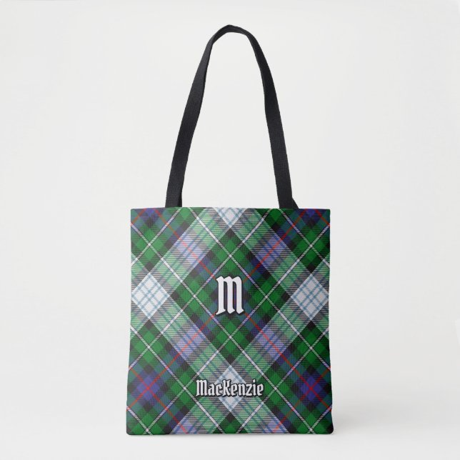 Clan MacKenzie Dress Tartan Tote Bag (Front)