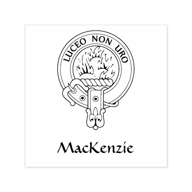 Clan MacKenzie [Edit] Crest  Self-inking Stamp (Design)