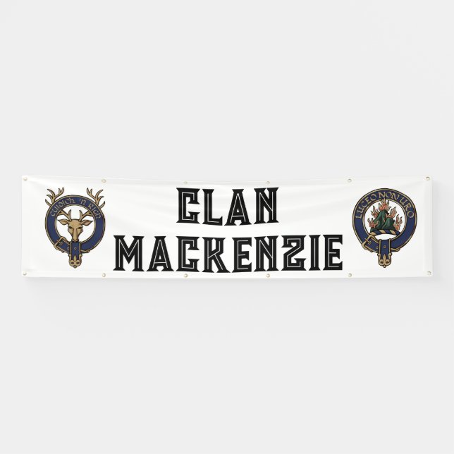 Clan Mackenzie Highland Games Tent Banner (Horizontal)