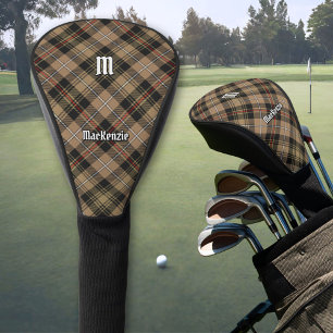 Clan MacKenzie Hunting Brown Golf Head Cover