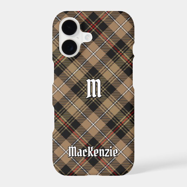 Clan MacKenzie Hunting Brown Tartan (Back)