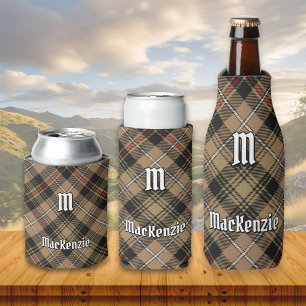 Clan MacKenzie Hunting Brown Tartan Can Cooler