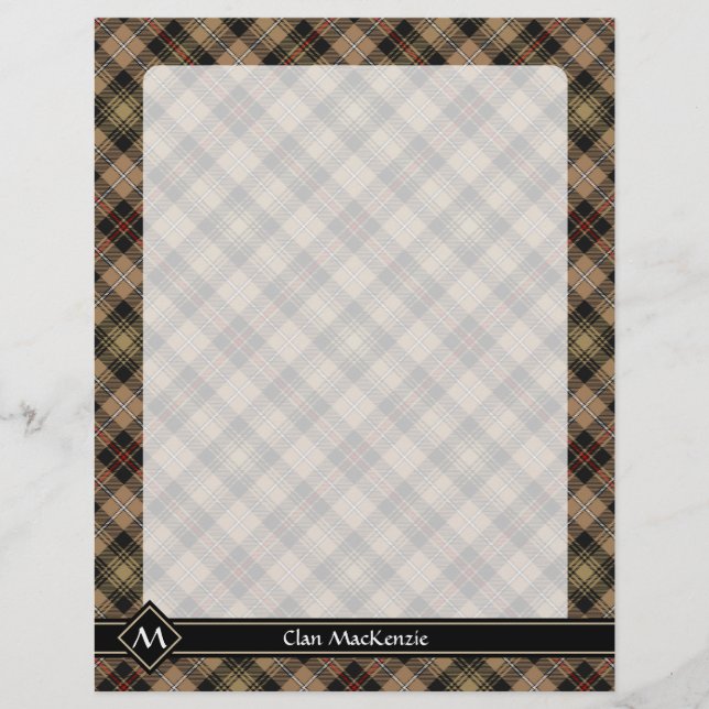 Clan MacKenzie Hunting Brown Tartan Flyer (Front)