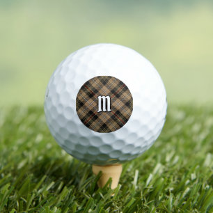 Clan MacKenzie Hunting Brown Tartan Golf Balls