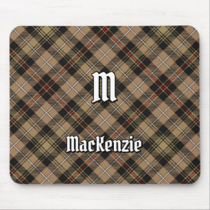 Clan MacKenzie Hunting Brown Tartan Mouse Pad