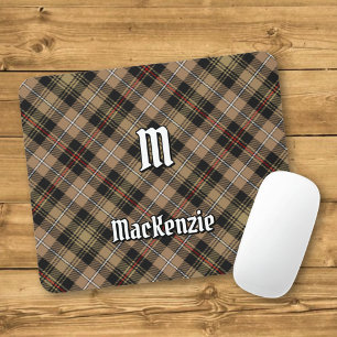 Clan MacKenzie Hunting Brown Tartan Mouse Pad